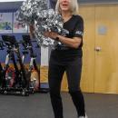 Botelho practices her routine at the Wareham YMCA.