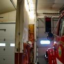 Damage can be seen on some to the exits where collisions have occured due to cramped space.