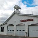 The exterior of the fire station.