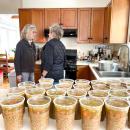 Nicholson and Albert prepare their ingredients and cook on Tuesdays and Wednesdays. 