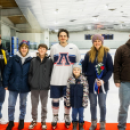 Ice hockey player Ryan Orlando and his family. 