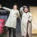 Samantha Asker, left, and Jennie Williamson played various roles throughout the show. 