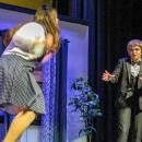 Tomasso's character throws a tantrum while Ripley's tries to calm her down.  