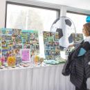 Hundreds of photos of Madelyn lined the tables at the Century House. Photos by Grace Roche