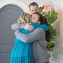 A line of community members stretched out the door to give their condolences to the Eitas family. 