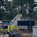 Fire personnel quickly put out the fire. 