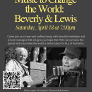 A poster of Carl Beverly and Richard D. Lewis