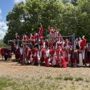 Students swarm the Rochester Memorial playground. 