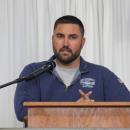 Ned Kaiser speaks during the event. 