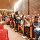 Mattapoisett voters approved funding part of Old Rochester Regional School District's health insurance shortfall at Town Meeting on Monday, May 11. Photo by Mari Huglin