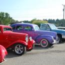 The Council on Aging parking lot was a rainbow of colors. 