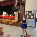Charlie Leahy received Old Hammondtown's outstanding student award at the sixth grade graduation ceremony. 