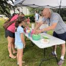 The Elizabeth Tabor Library began its summer reading program with activities for recently-dismissed students. 