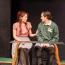 Jade Beauregard's character Emily Webb, left, shares a scene with DiMatteo's George Gibbs. Photos source: Cathleen Broderick.