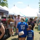 Hundreds of people came to shop, eat and enjoy live music. 