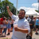 Town Administrator Cameron Durant joined the celebration. 