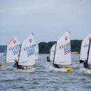 Young sailors raced in the Beverly Junior Regatta on Wednesday, Aug. 12 and Thursday, Aug. 13 in Sippican Harbor. Photo by Grace Roche