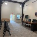 The renovations revealed historic touches inside the building. 