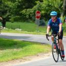 Cyclists pedaled up to 100 miles during the ride. 