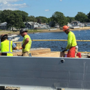 The bridge repair work on Route 6 is set to fully resume following a pause in July. Photo by Tanvi Kulkarni