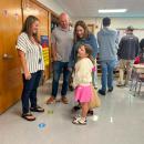 Students and their parents got to meet teachers during the open house. 