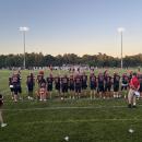 Old Rochester Regional High School’s varsity football team won 27-13 at the first home football game against Plymouth North. Photos by Tanvi Kulkarni