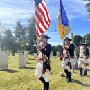 The color guard was dressed in historic clothing.
