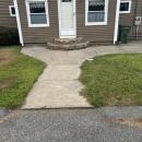 The Marion residence before the ramp was installed. 