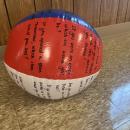 A ball with conversation prompts helped break the ice. 
