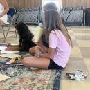 Class participants filled out worksheets as part of the session. 