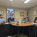 The Select Board at its meeting Monday, Oct. 19. Photo by Tanvi Kulkarni