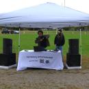 DJ Zavier Tan playing music for the festival.