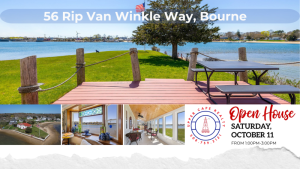 Open House 10-11-2025 from 1-3pm at 56 Rip Van Winkle Way, Bourne