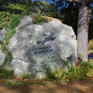 Witch's rock, located in Rochester.