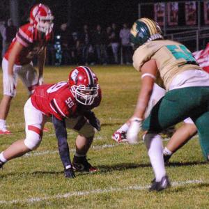 Galen Revell gets ready to make a play.