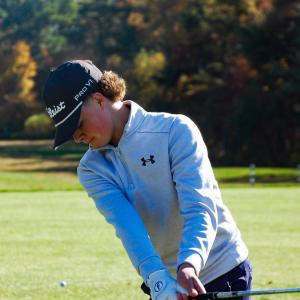 Jack Czerkowicz takes a shot at practice.  Jack Czerkowicz takes a shot at practice.