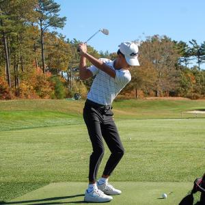 John Bongiorno gets ready to swing at practice. John Bongiorno gets ready to swing at practice.