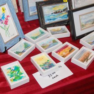 More watercolors and painted gifts.