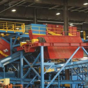 A machine processes, sorts and creates commodities from recyclable materials at the Rochester Zero Waste Solutions location. File photo