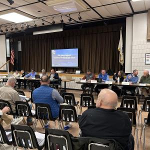 Members of the public and town governments gathered at Old Colony to listen to possible solutions. 