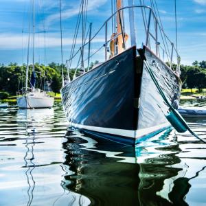 Zhou honors the maritime culture of Marion in photos such as "Water Lights."