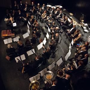 The Tri-county band warms up. Source: Phillip Sanborn