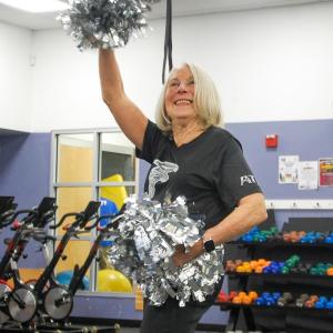 Botelho finishes her routine.