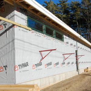 The sidewall of the addition at Fieldstone Market.