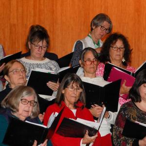 The choir takes on harder songs and some classic sing-a-long carols.