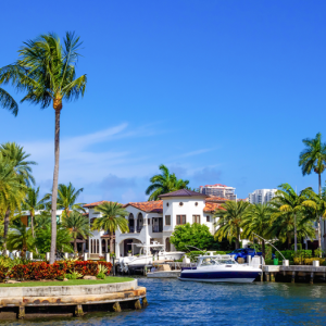 Picture of a neighborhood in Florida 