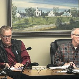 Select Board and Finance Committee members, along with the school committee, met to discuss special education funding at a Wednesday, April 22 meeting. Photo by Grace Roche