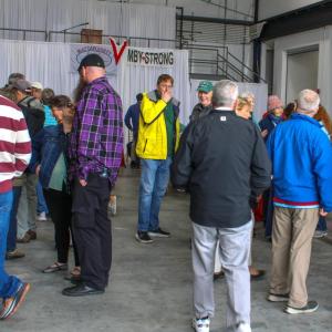 Friends, customers and community members attended the celebration. 