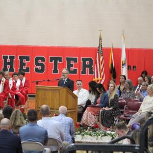 State Rep. Mark Silva awarded the top 10 students at Senior Awards night on Thursday, May 28. Photos source: ORRHS