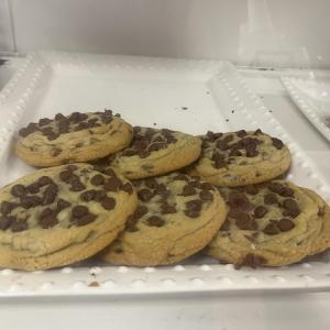 Along with trendy baked goods, Sweet Art also sells classics like chocolate chip cookies. 